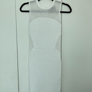 Line white dress.